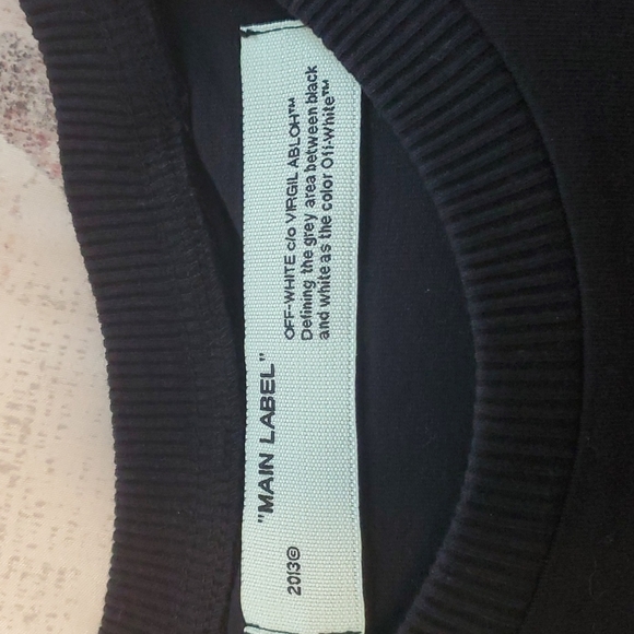 Off White Authentic Mens Tee Shirt - Picture 3 of 5